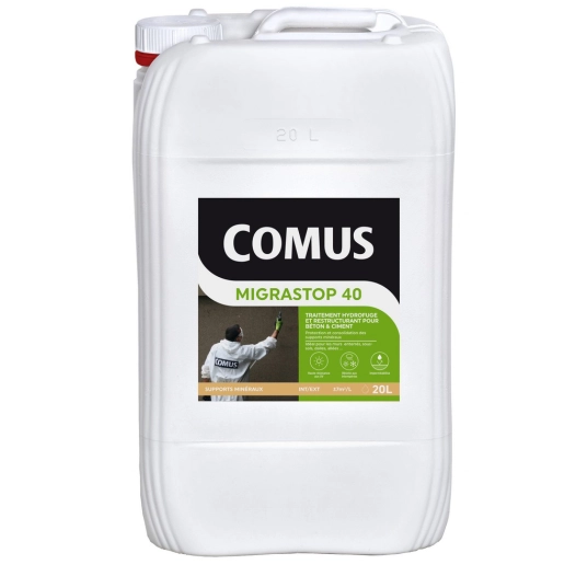 migrastop 40 traitement hydrofuge 20l migrastop 40 traitement hydrofuge 20l - comus