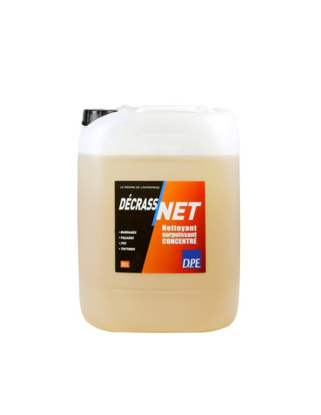 Décrass'Net 20L Nettoyant dégraissant industriel concentré - DPE
