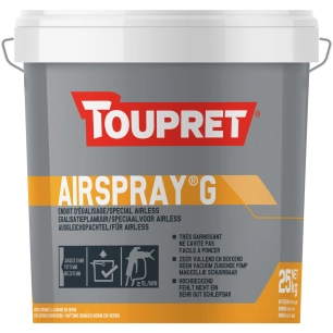 airspray g enduit d'égalisage spécial airless en pâte 25 kg airspray g enduit d'égalisage spécial airless en pâte 25 kg - toupre