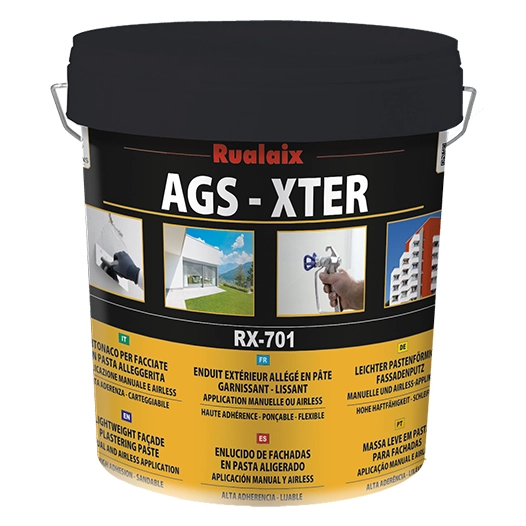 rx-701 ags xter - enduit garnissant-lissant allégé en pâte 20 kg rx-701 ags xter - enduit garnissant-lissant allégé en pâte 20 k