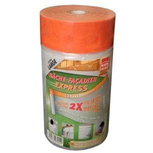 p736 bâche façadier express 110 cm x 20 m p736 bâche façadier express 110 cm x 20 m - plasto