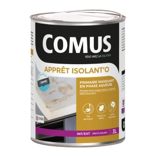 apprêt isolant'o blanc 3l apprêt isolant'o blanc 3l - comus