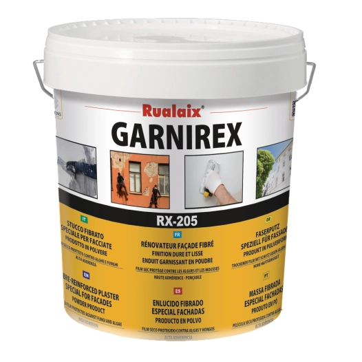 rx-205 garnirex - enduit garnissant façade fibré en poudre 15 kg rx-205 garnirex - enduit garnissant façade fibré en poudre 15 k