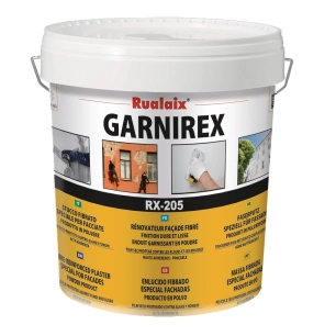 rx-205 garnirex - enduit garnissant façade fibré en poudre 15 kg rx-205 garnirex - enduit garnissant façade fibré en poudre 15 k