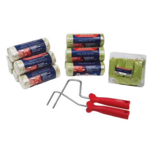 lot de 24 pièces manchons et montures pour façade lot de 24 pièces manchons et montures pour façade - l'outil parfait