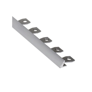 arrêt cintrable incliné aluminium incolore 5 mm x 18 mm x 2.50 m arrêt cintrable incliné aluminium incolore 5 mm x 18 mm x 2.50