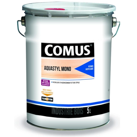 vernis de finition aquastyl pu mat 5l vernis de finition aquastyl pu mat 5l - comus