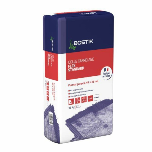 colle carrelage flex standard c2t 25 kg colle carrelage flex standard c2t 25 kg - bostik
