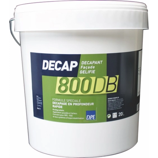 decap 800 db décapant façade gélifié incolore 5l decap 800 db décapant façade gélifié incolore 5l - dpe