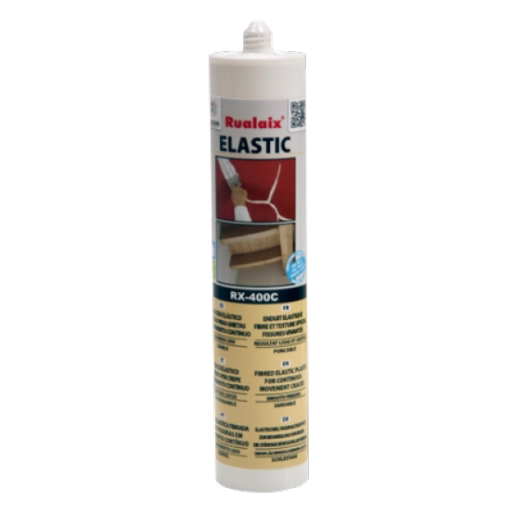 rx-400c elastic fibré - enduit-mastic fibré spécial fissures vivantes 310 ml rx-400c elastic fibré - enduit-mastic fibré spécial