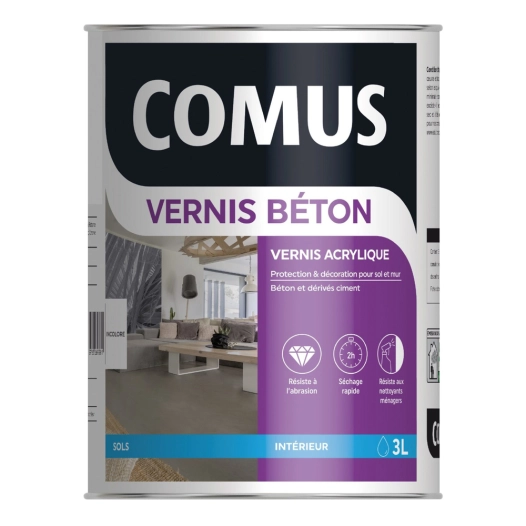 vernis béton 3l vernis béton 3l - comus