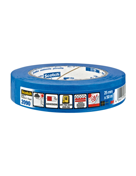 Adhésif Masquage 3M 2090 Bleu Multi-surfaces longue durée sans résidu - 3M