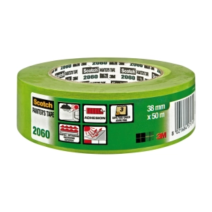 2060 masquage spécial surfaces difficiles vert 36mmx50m 2060 masquage spécial surfaces difficiles vert 36mmx50m - 3m