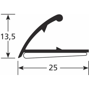 seuil à pincement repli adhésif seuil à pincement repli adhésif - romus