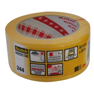 244 ruban de masquage jaune haute précision 48 mm x 50 m 244 ruban de masquage jaune haute précision 48 mm x 50 m - 3m