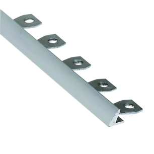 arrêt cintrable incliné alu incolore 2.5x18mm 2.50m arrêt cintrable incliné alu incolore 2.5x18mm 2.50m - romus