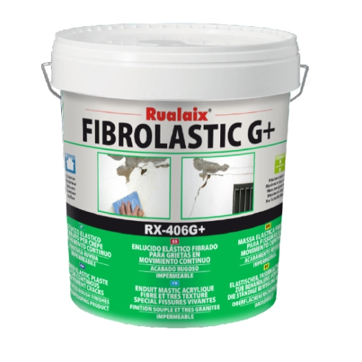 rx-406g+ fibrolastic g+ - enduit-mastic fibré et très granité spécial fissures vivantes 5 kg rx-406g+ fibrolastic g+ - enduit-ma