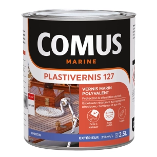 plastivernis 127 vernis marin satin 2.5l plastivernis 127 vernis marin satin 2.5l - comus