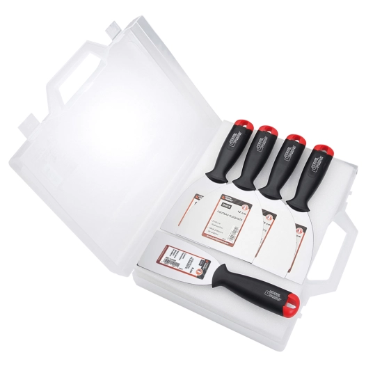 valisette de 5 couteaux de plaquiste inox valisette de 5 couteaux de plaquiste inox - l'outil parfait