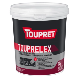 touprelex enduit allégé de rebouchage extérieur 1l touprelex enduit allégé de rebouchage extérieur 1l - toupret