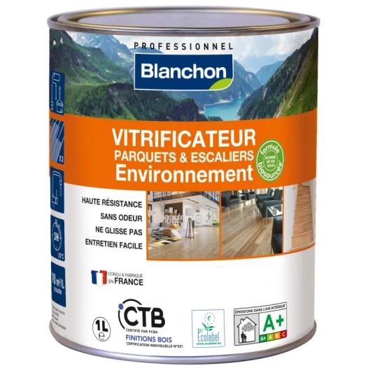 vitrificateur parquet environnement biosourcé ultra mat 1l vitrificateur parquet environnement biosourcé ultra mat 1l - blanchon