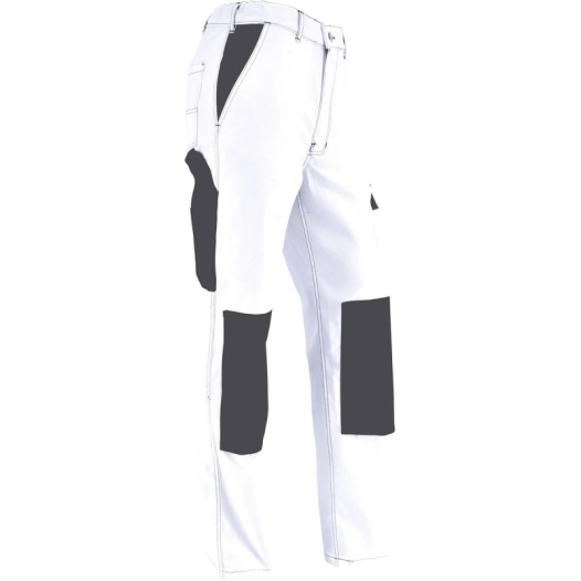 pantalon confort blanc-gris pantalon confort blanc-gris - vepro