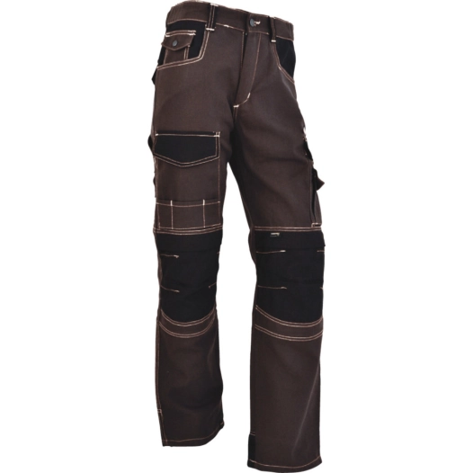 pantalon élite extensible anthracite avec genouillères pantalon élite extensible anthracite avec genouillères - vepro