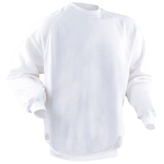 sweat-shirt col rond emballé blanc sweat-shirt col rond emballé blanc - vepro