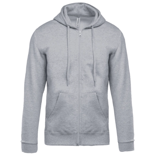 sweat-shirt zippé à capuche gris sweat-shirt zippé à capuche gris - vepro