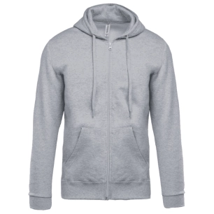 sweat-shirt zippé à capuche gris sweat-shirt zippé à capuche gris - vepro