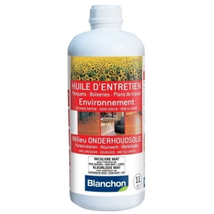 1 huile d'entretien environnement incolore mat - biosourcée huile d'entretien environnement incolore mat - biosourcée - blanchon