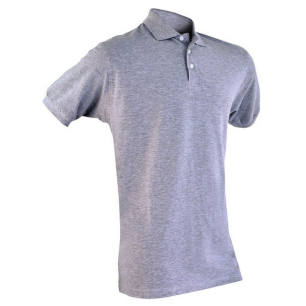 polo gris manche courtes mailles piquées polo gris manche courtes mailles piquées - vepro