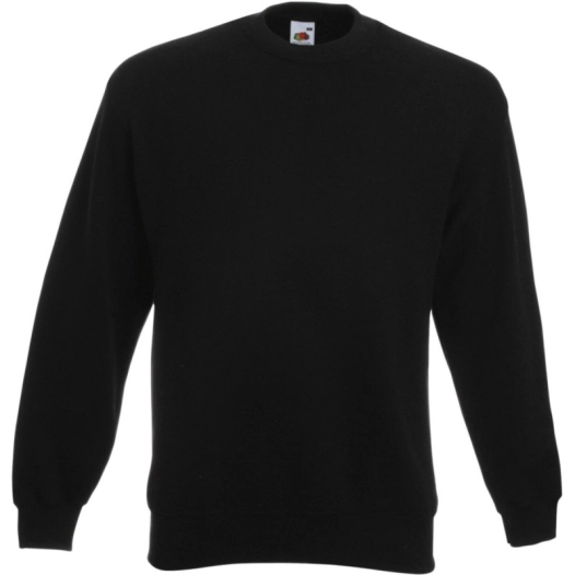 sweat shirt col rond emballé noir sweat shirt col rond emballé noir - vepro