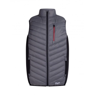 gilet matelassé jack gris/noir gilet matelassé jack gris/noir - vepro