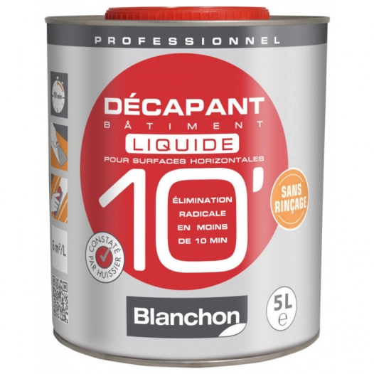 5 décapant bâtiment liquide 10' sans rinçage décapant bâtiment liquide 10' sans rinçage - blanchon