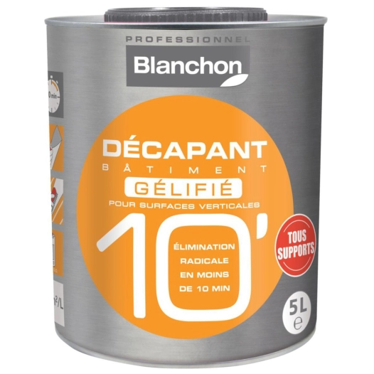 5 décapant bâtiment gélifié 10' tous supports décapant bâtiment gélifié 10' tous supports - blanchon