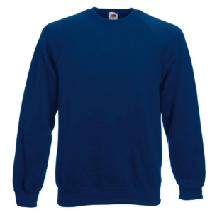 sweat-shirt col rond emballé bleu marine sweat-shirt col rond emballé bleu marine - vepro