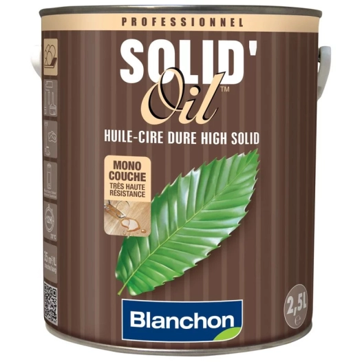 solid oil huile-cire dure 2.5l solid oil huile-cire dure 2.5l - blanchon