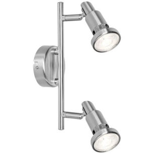 plafonnier led spot gu10 2 x 2.6 w 460 lm chaud 2700k - osram