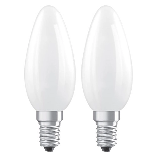 led flamme filament e14 3.4w foid boite de 2 - ledvance gp