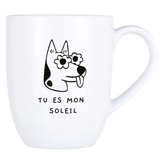 cosy mug 53cl tu es mon soleil d9,8xh11,9cm - cosy et trendy billiet