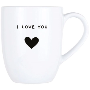 cosy mug 53cl i love you d9,8xh11,9cm - cosy et trendy billiet