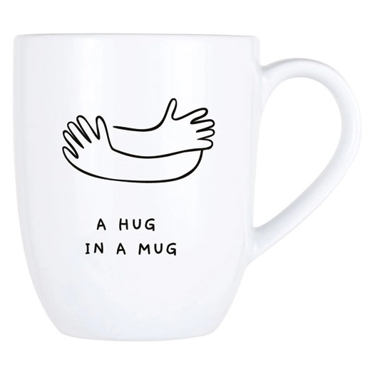 cosy mug 53cl a hug in a mug d9,8xh11,9cm - cosy et trendy billiet