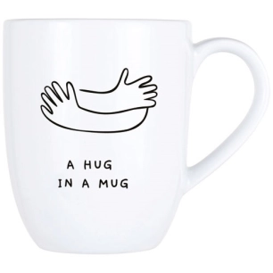 cosy mug 53cl a hug in a mug d9,8xh11,9cm - cosy et trendy billiet