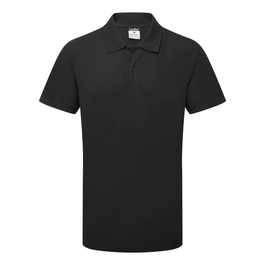 es1 essential polo shirt s/s - taille xl - noir - portwest