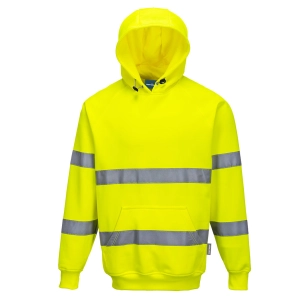 es1 essential hi-vis hoodie - taille 5xl - jaune - portwest