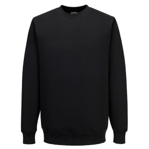 es1 essential sweatshirt - taille l - noir - portwest