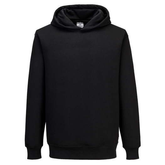 es1 essential hoodie - taille xl - noir - portwest