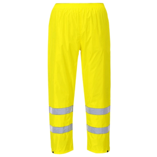 es1 essential hv rain trousers - taille xs - jaune - portwest
