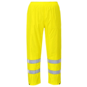 es1 essential hv rain trousers - taille xxl - jaune - portwest